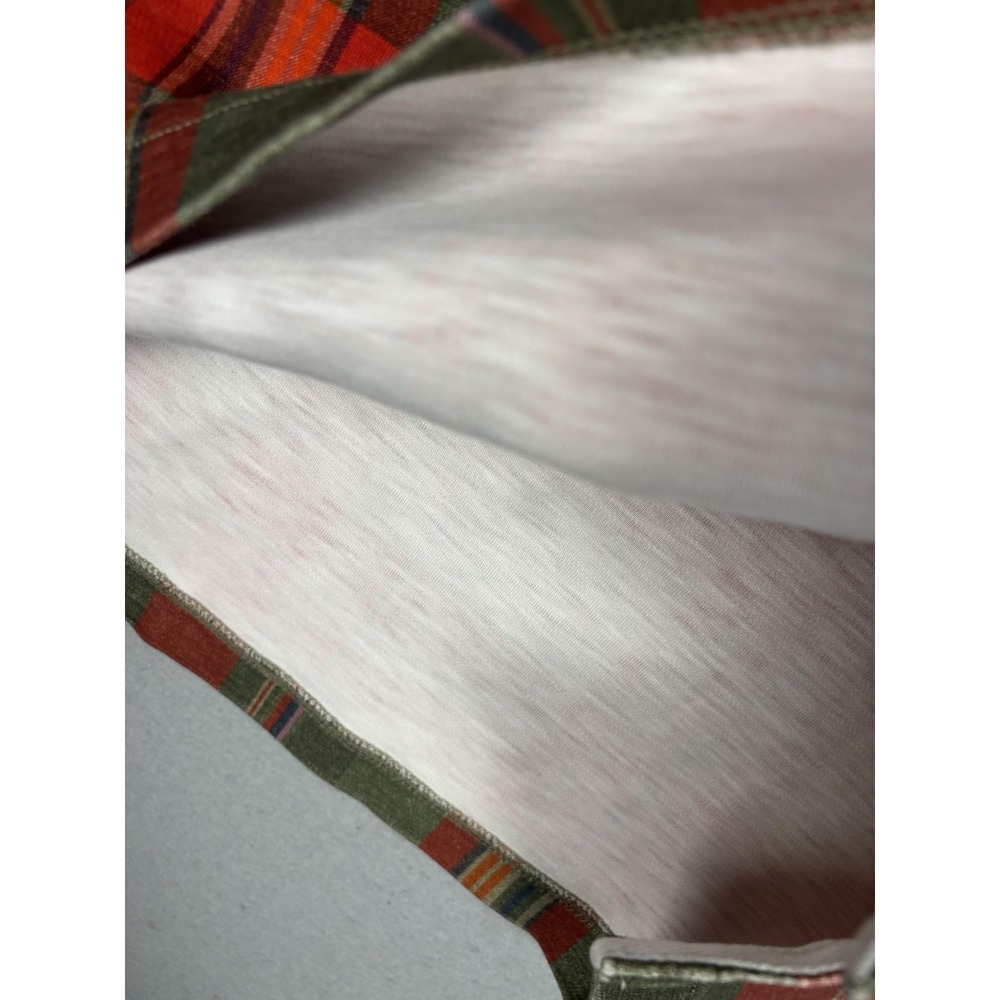 Polo Sport Ralph Lauren Shirt Mens Medium Red Plaid Madras Rugby Classic Fit - Picture 16 of 16